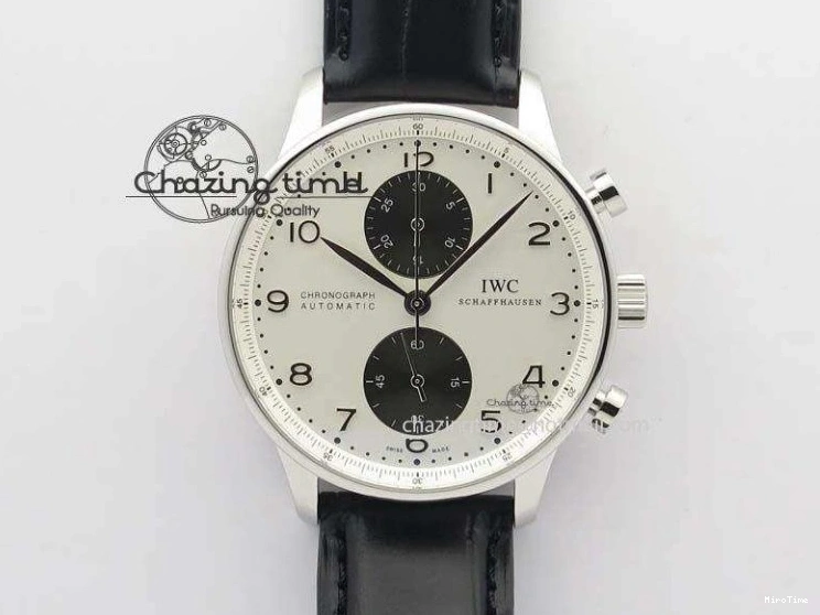 MIROTIME 0404 Portuguese Real PR IW500127 RG ZF 1:1 Best Edition Grey Red Dial On Brown Leather Strap A52010 V AllSeason 7331